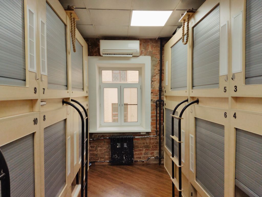 Boxtel — Двухместный номер с 1 кроватью капсула в общем номере для мужчин и женщин