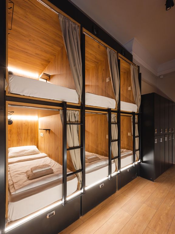 Caps hotel на Остоженке — Многоместный смешанный капсула в Big Room