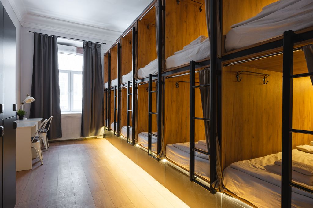 Caps hotel на Остоженке — Многоместный смешанный номер капсула в Classic Room