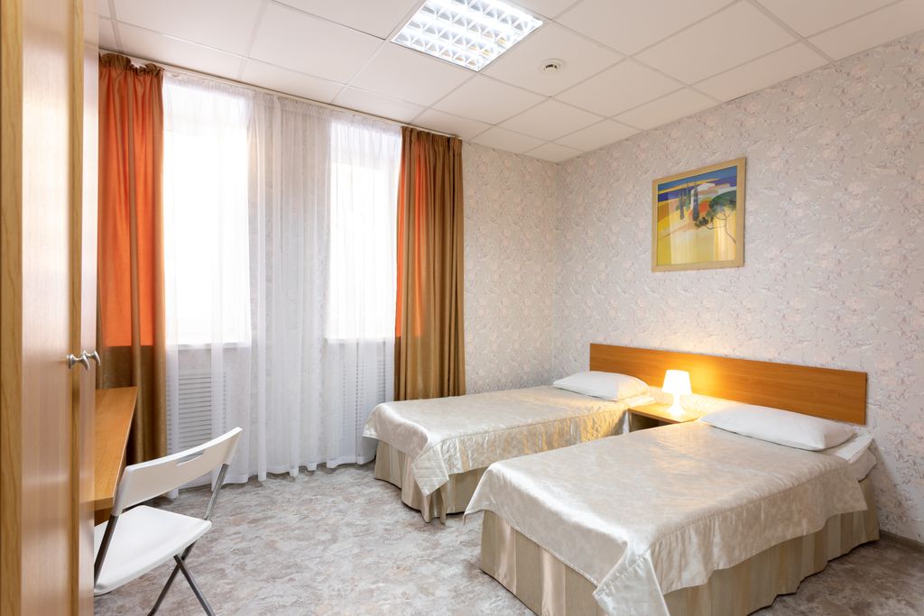 Солнечная — Двухместный номер с 2 отдельными кроватями стандарт