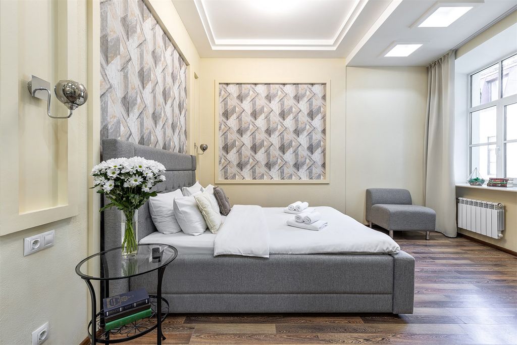 АпартПейдж Невский — Двухместный номер с 1 кроватью Улучшенный с диваном