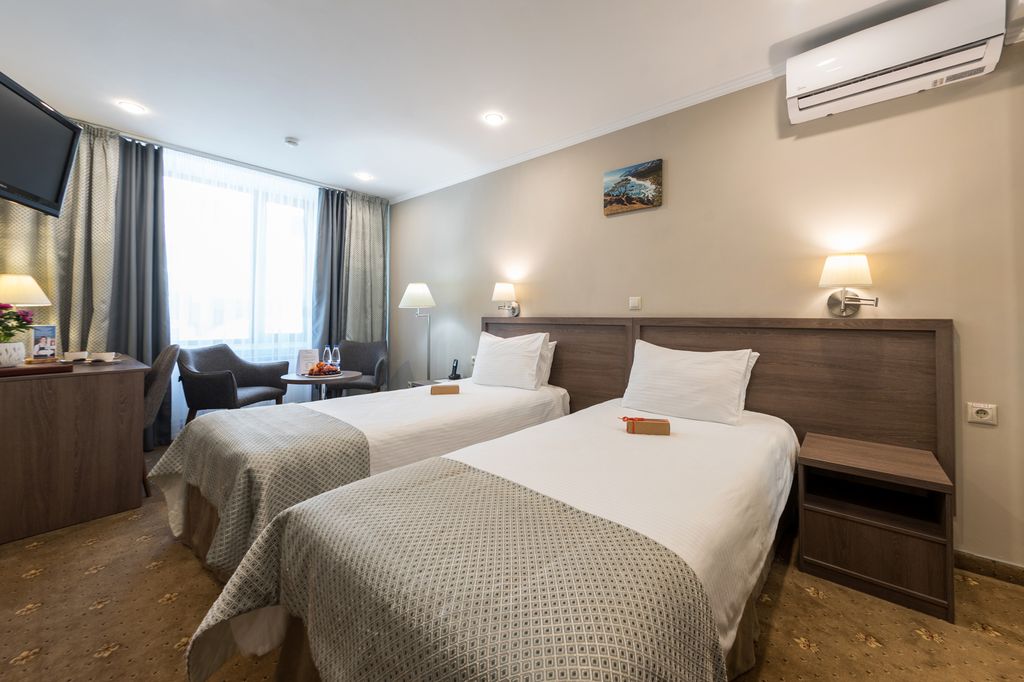 Байкал Бизнес Центр — Двухместный номер с 2 отдельными кроватями стандарт