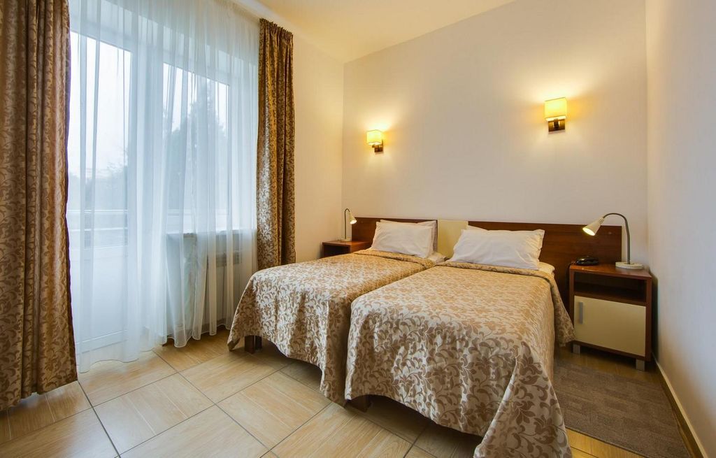 Анапа-Лазурная — Двухместный номер с 2 отдельными кроватями стандарт 1-комнатный