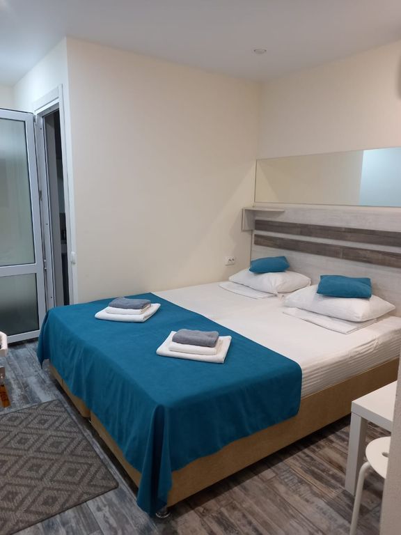 Черное Море — Двухместный номер с 2 отдельными кроватями Эконом без окна