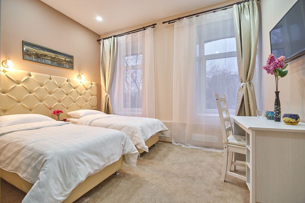 Лубянка Румс — Двухместный номер с 2 отдельными кроватями или одной двуспальной кроватью