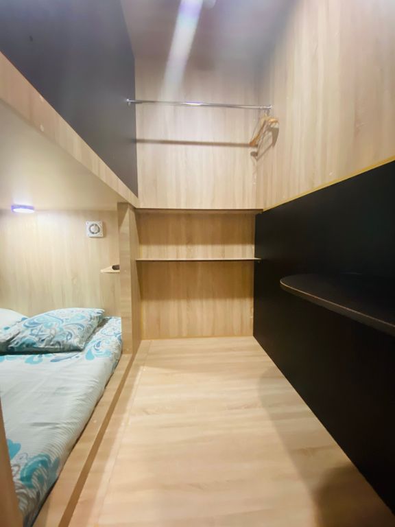 Алоха — Двухместный номер с 1 кроватью Двухместный капсульный номер - 5 кв.м.