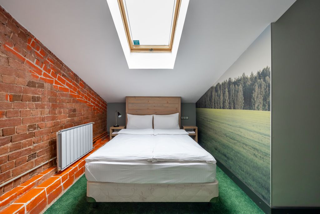 Весна — Двухместный номер с 1 кроватью стандарт с общим санузлом