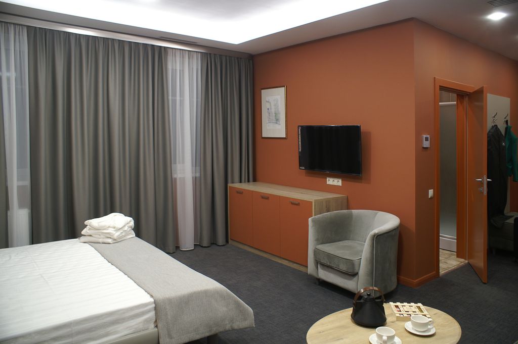 Радио отель — Двухместный номер с 1 кроватью делюкс