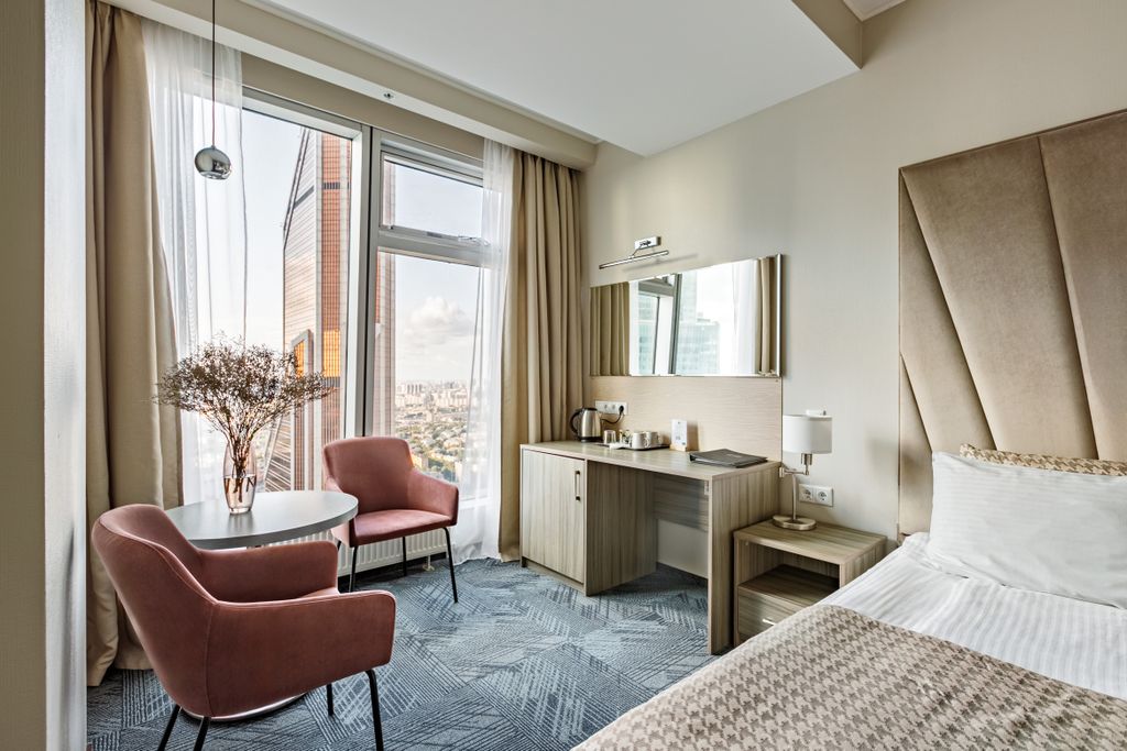 Панорама Сити — Двухместный номер с 1 кроватью стандарт с видом на город