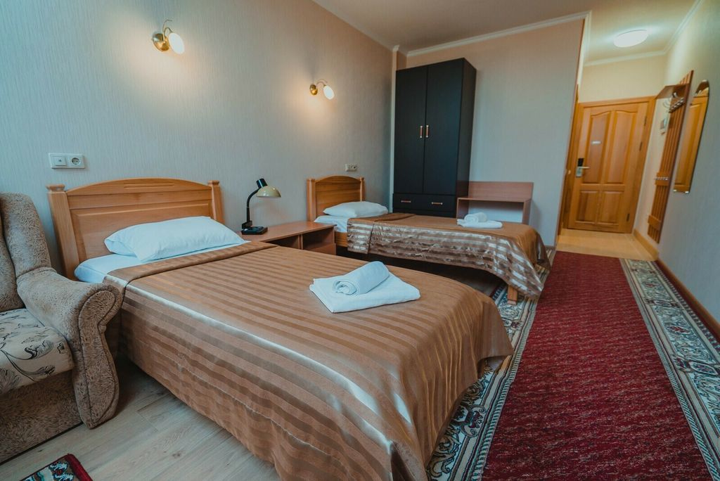 Анапа — Двухместный номер с 2 отдельными кроватями или 2-мя кроватями 1 категории 3-8 этаж