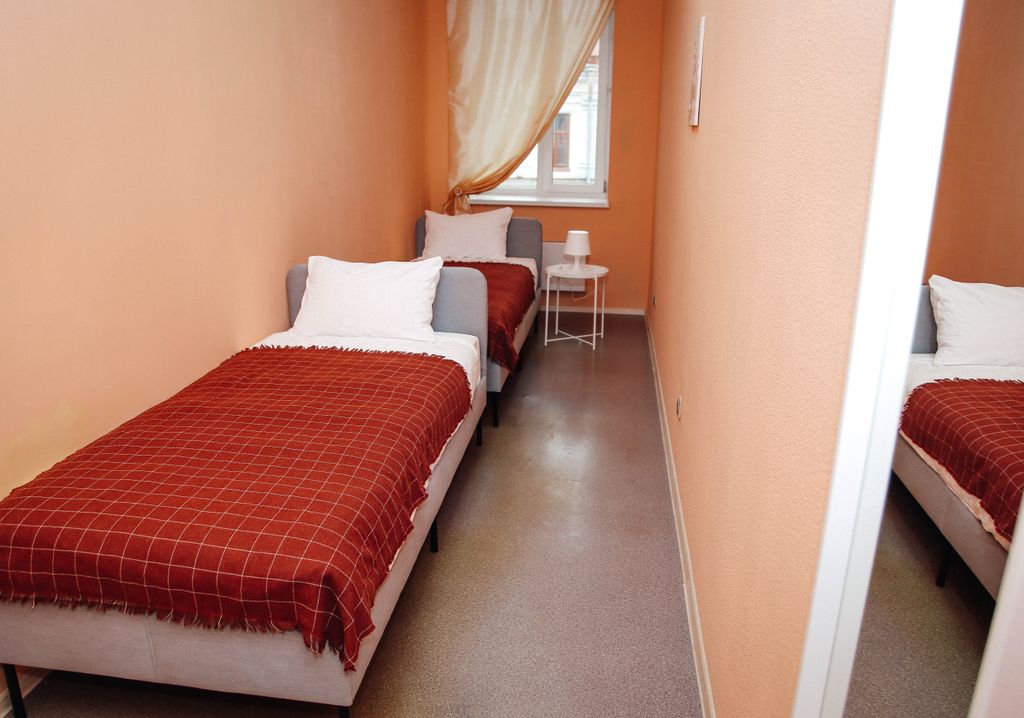 Вега — Двухместный номер с 2 отдельными кроватями стандарт с видом на город