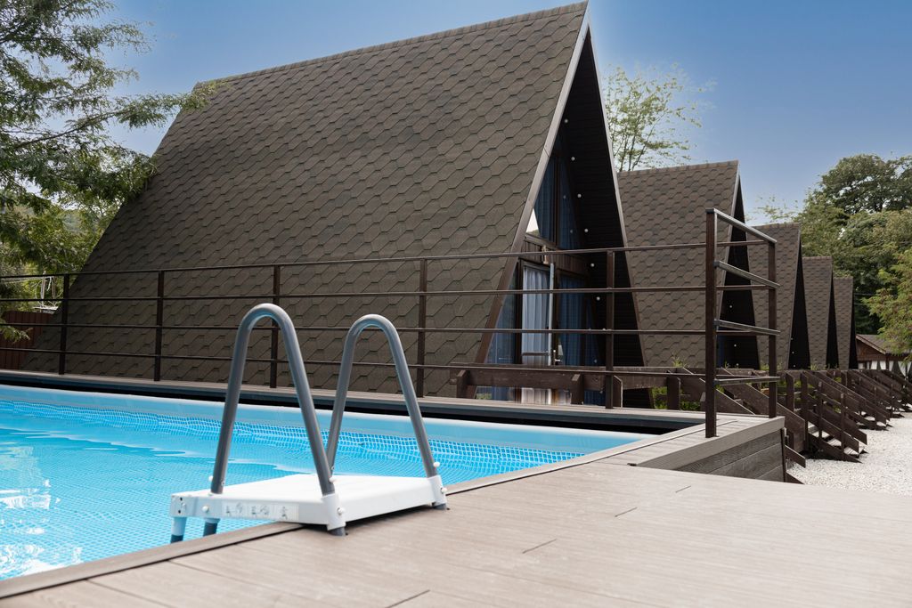 Эко-парк Вотчина — Дом шале с верандой + мангал