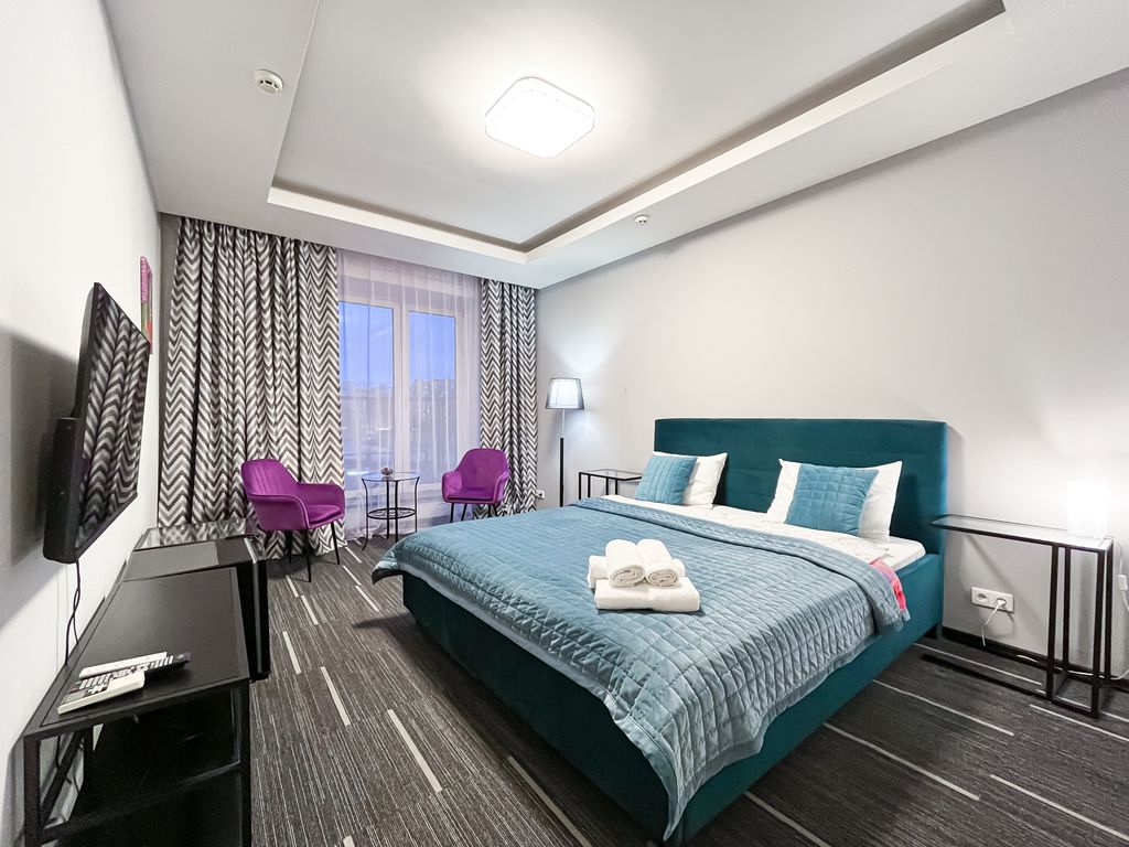 Moscow Point - Red October — Двухместный номер с 1 кроватью делюкс с балконом