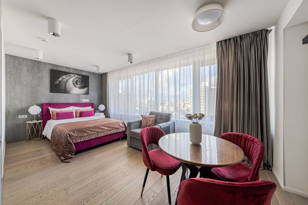 АпартАрбат — Апартаменты видовая студия Pink Arbat Смарт Хост