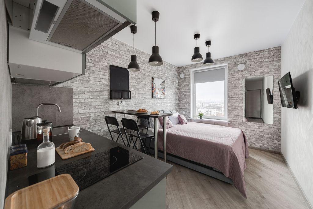 Smart Lofts Garden — Апартаменты grey