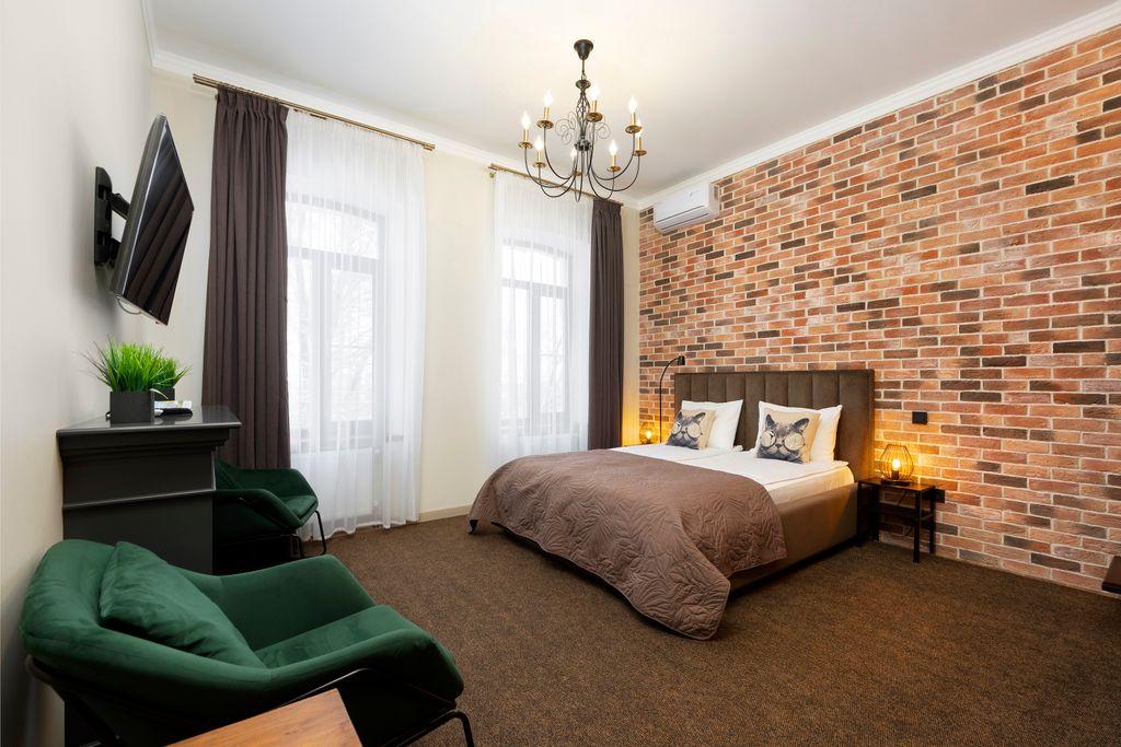 Loft 5 Вершин — Семейный апартамент loft c камином