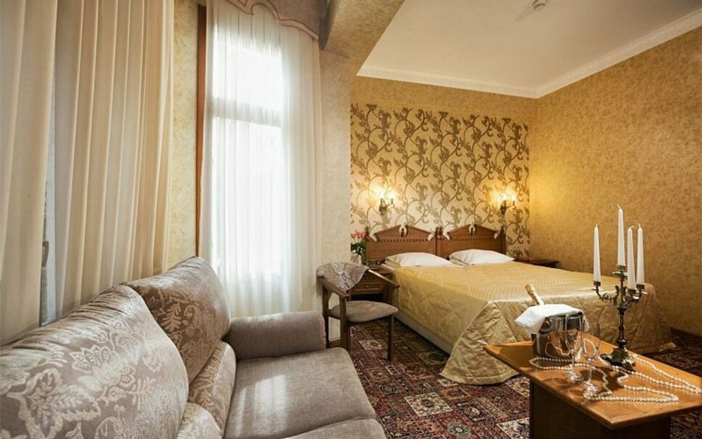 Вилла Анна — Двухместный номер с 1 кроватью студия с лоджией