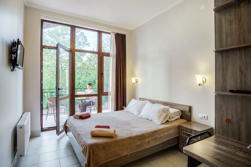 Шато Блан — Двухместный номер с 1 кроватью Двухместный номер с балконом