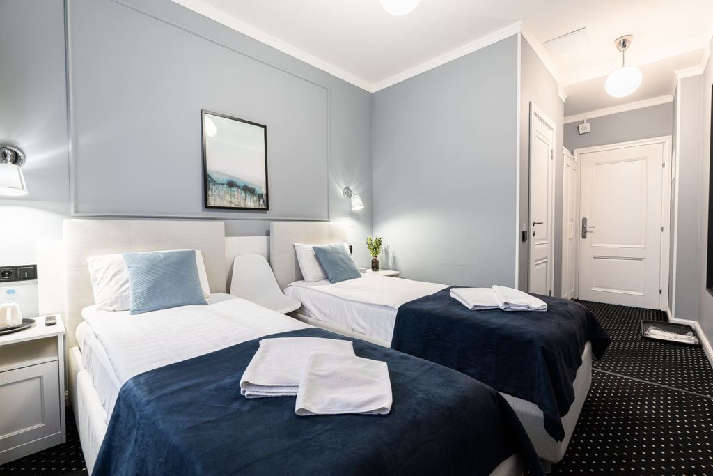 МетаМосква — Двухместный номер с 2 отдельными кроватями стандартный