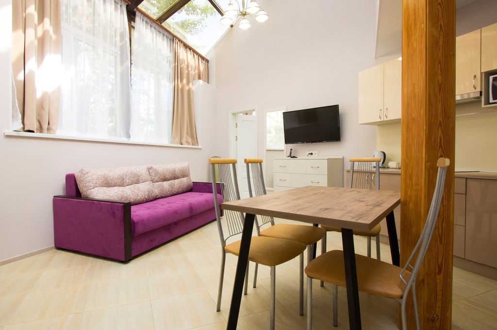 Виктория — Двухместный номер с 1 кроватью апартаменты №9 с кухней