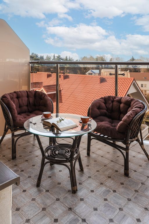 Атлант — Двухместный номер с 1 кроватью люкс с террасой