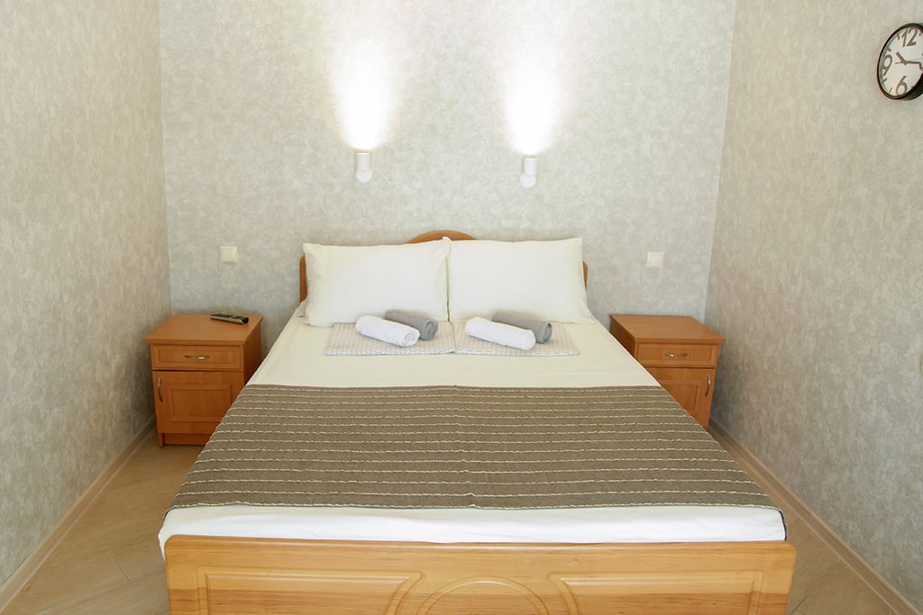 Комплекс Лазурный — Двухместный номер с 1 кроватью и террасой