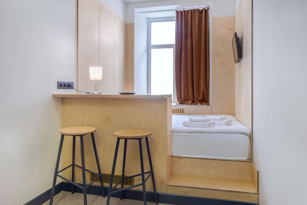 Друзья на Банковском — Двухместный номер с 1 кроватью с удобствами на этаже