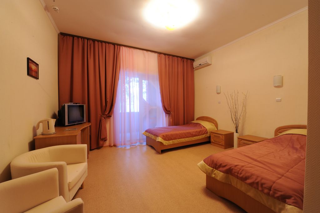 Роза ветров — Двухместный номер с 2 отдельными кроватями комфорт 1-комнатный