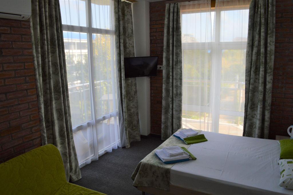 Фантазия — Двухместный номер с 1 кроватью комфорт с балконом Панорама парк (двуспальная+футон)