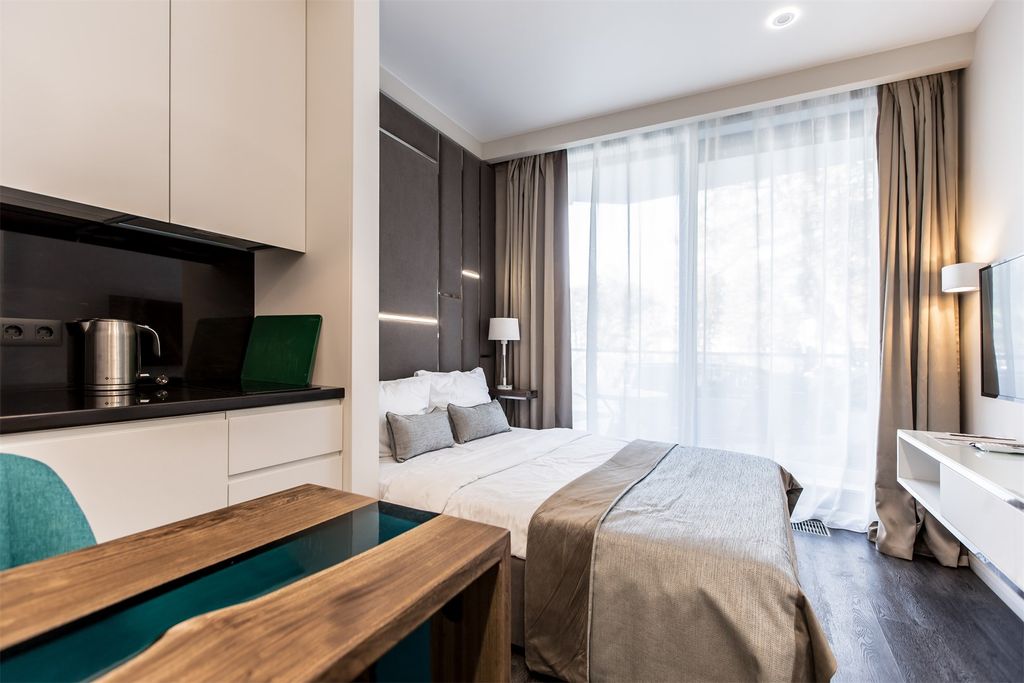 Курортный отель Лучезарный Резорт — Двухместный номер с 1 кроватью студия без вида