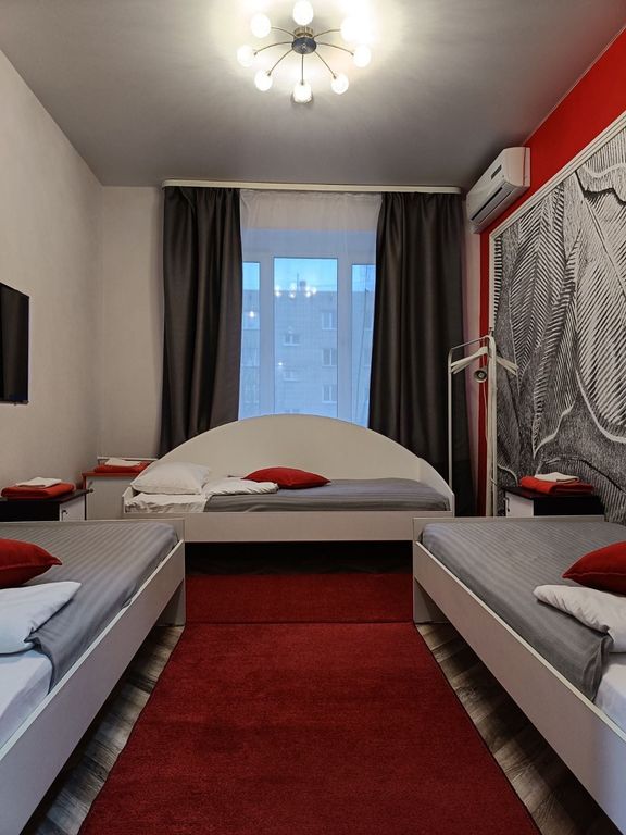 HDhostel — Трёхместный номер Трехместный номер с общей ванной комнатой