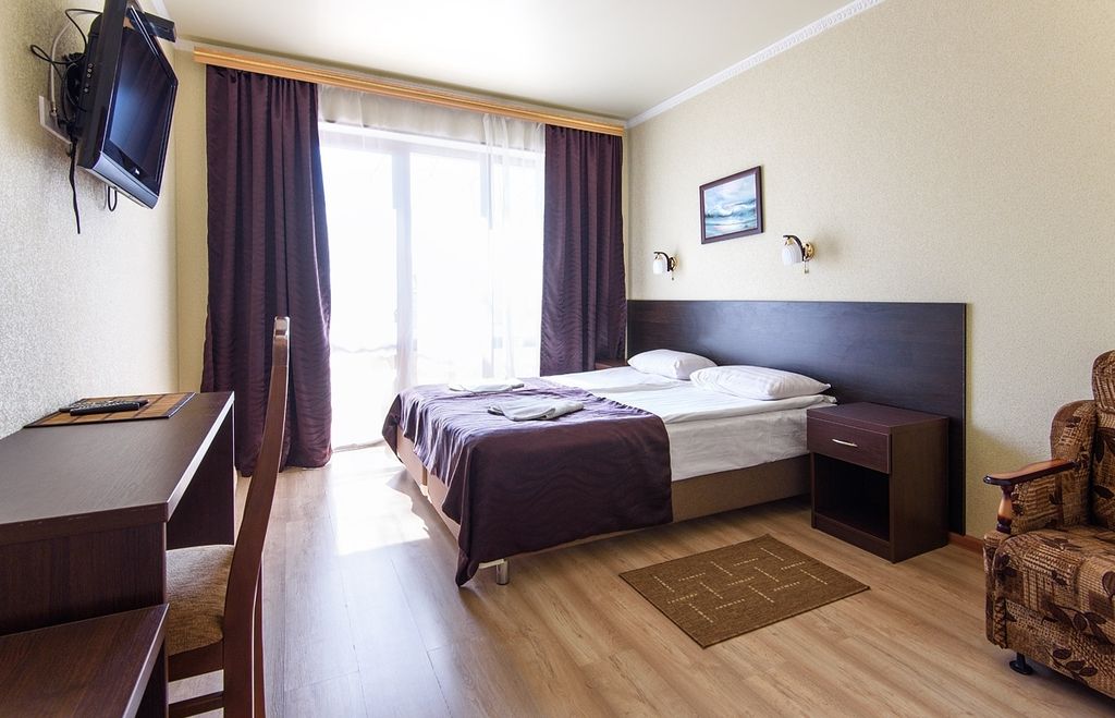 Патио — Двухместный номер с 1 кроватью стандарт с балконом