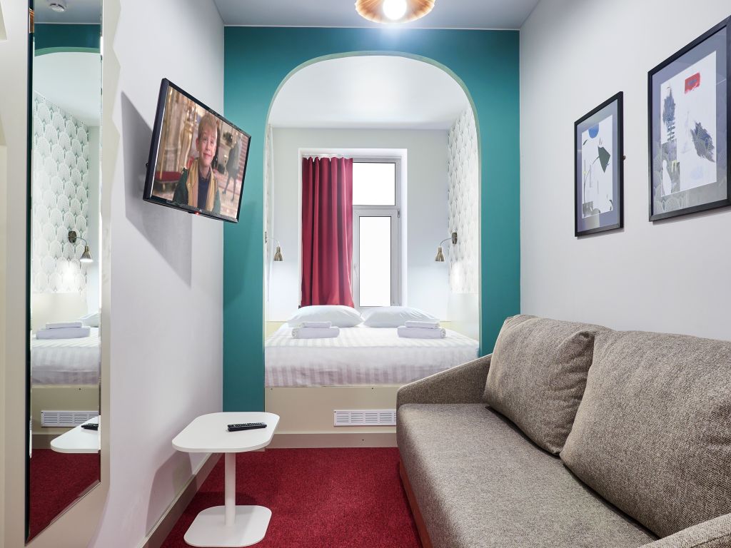 Друзья Смарт — Двухместный номер с 1 кроватью уютный с удобствами в центре города