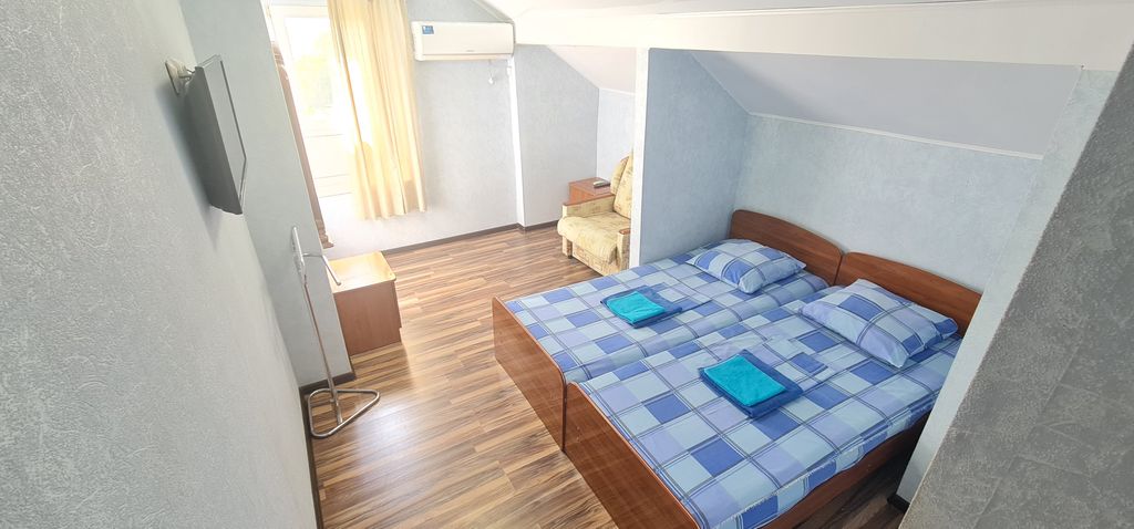 Виола — Двухместный номер с 1 кроватью стандартный номер с двуспальной кроватью (мансарда)