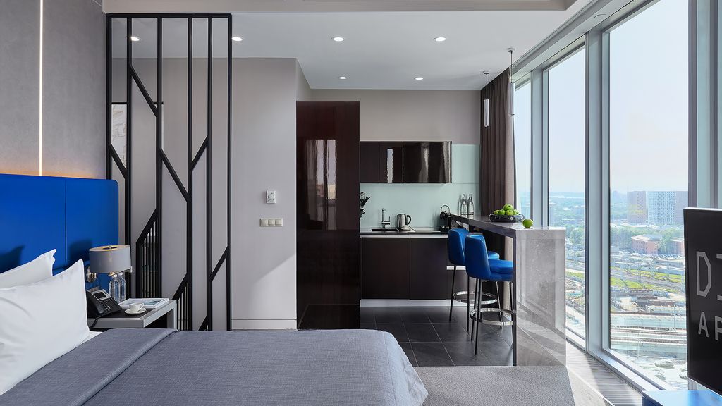 Даймонд Москва-сити — Апартаменты Corner studio в башне ОКО