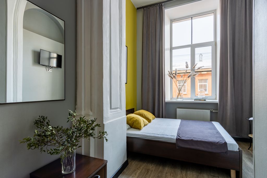 Номера на Садовой — Двухместный номер с 1 кроватью стандартный