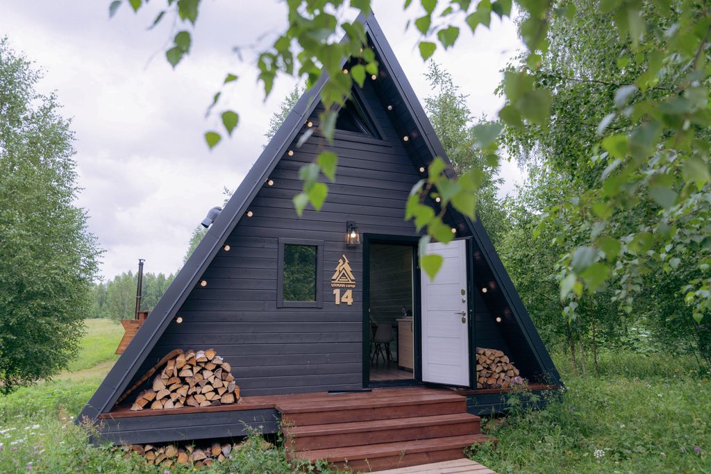 Urman Camp — Эко-дом A-frame дом с фурако