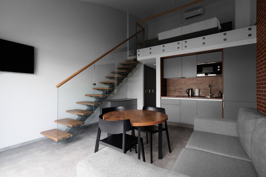 Ridge — Апартаменты двухуровневая студия