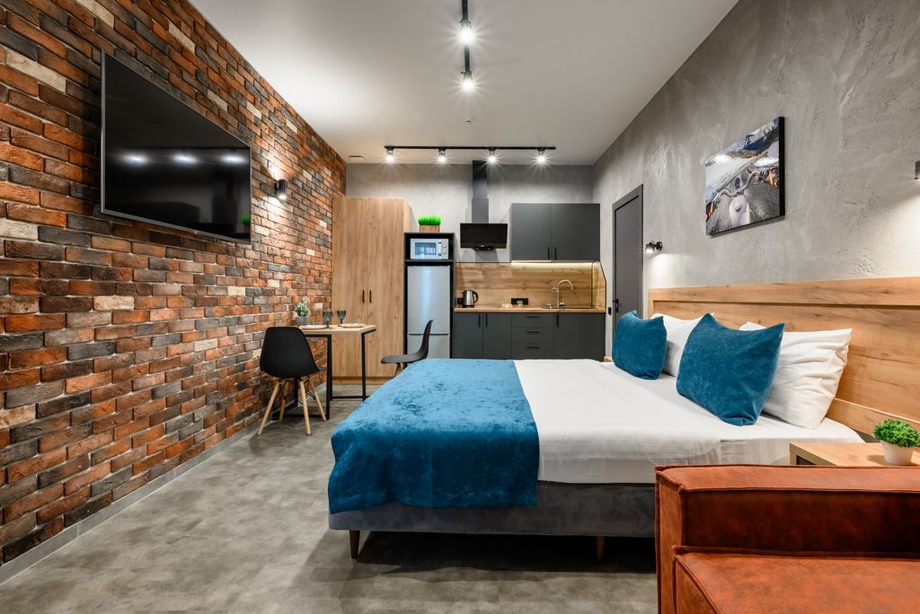 HiLoft Hotel — Апартаменты Престиж Плюс с 1 двуспальной или 2 односпальными кроватями