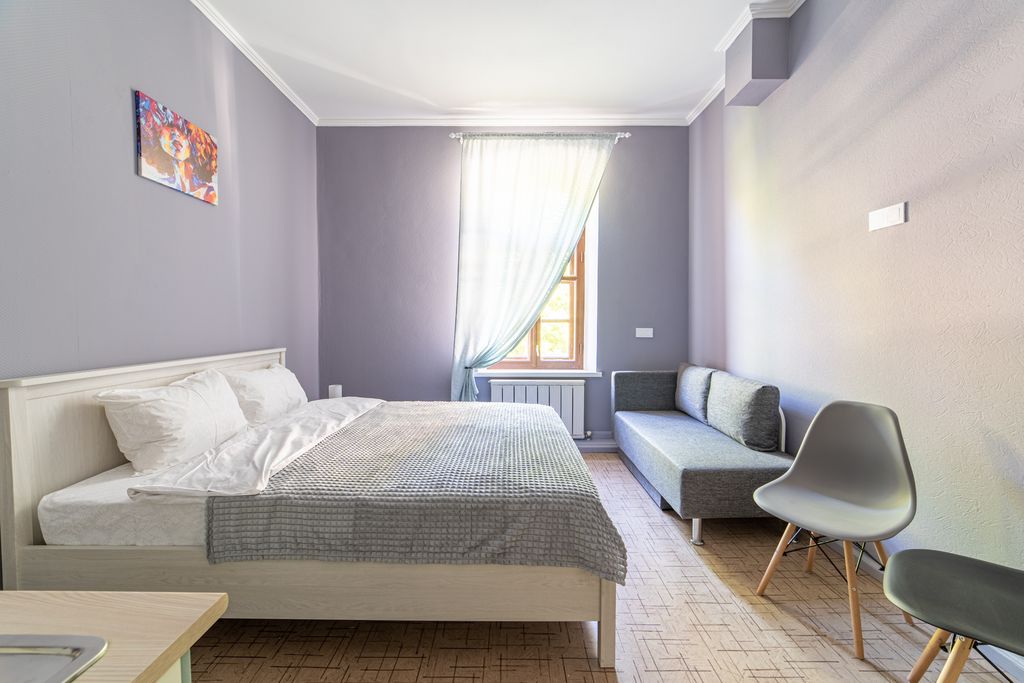 На Япеева — Двухместный номер с 1 кроватью с кондиционером, без TV