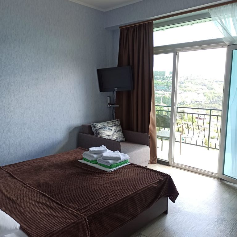 Над морем — Двухместный номер с 1 кроватью 1-к студия