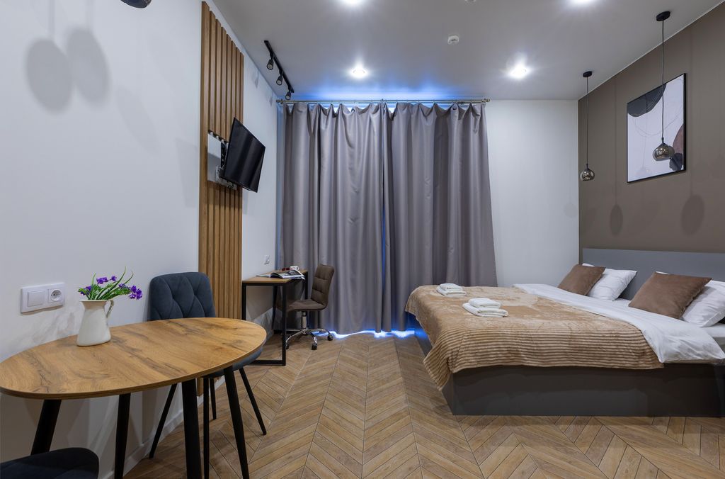 Port Comfort by Moyka — Апартаменты делюкс с балконом и ванной