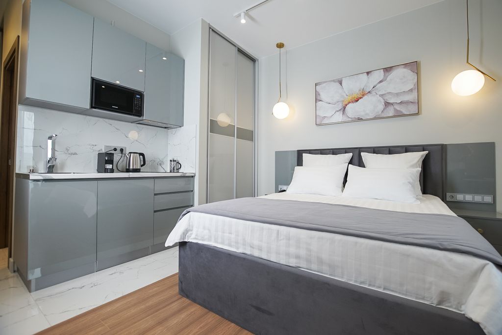 The White Residence — Двухместный номер с 1 кроватью студия делюкс без балкона