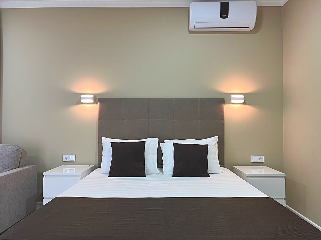 Бутик-отель МоеЛето — Семейный номер с террасой и видом на море на втором этаже №6