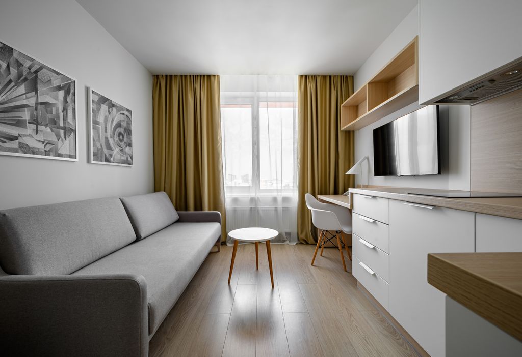 YES Technopark — Двухместный номер с 1 кроватью Студия (Первая категория)