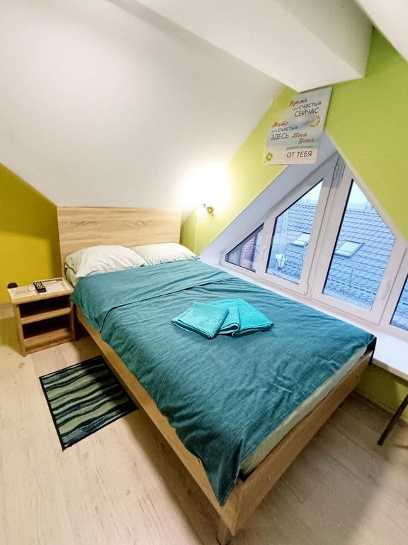 Золотой Клевер — Двухместный номер с 1 кроватью бюджетный номер