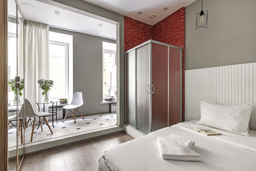 АпартПейдж Невский — Двухместный номер с 1 кроватью Романтик