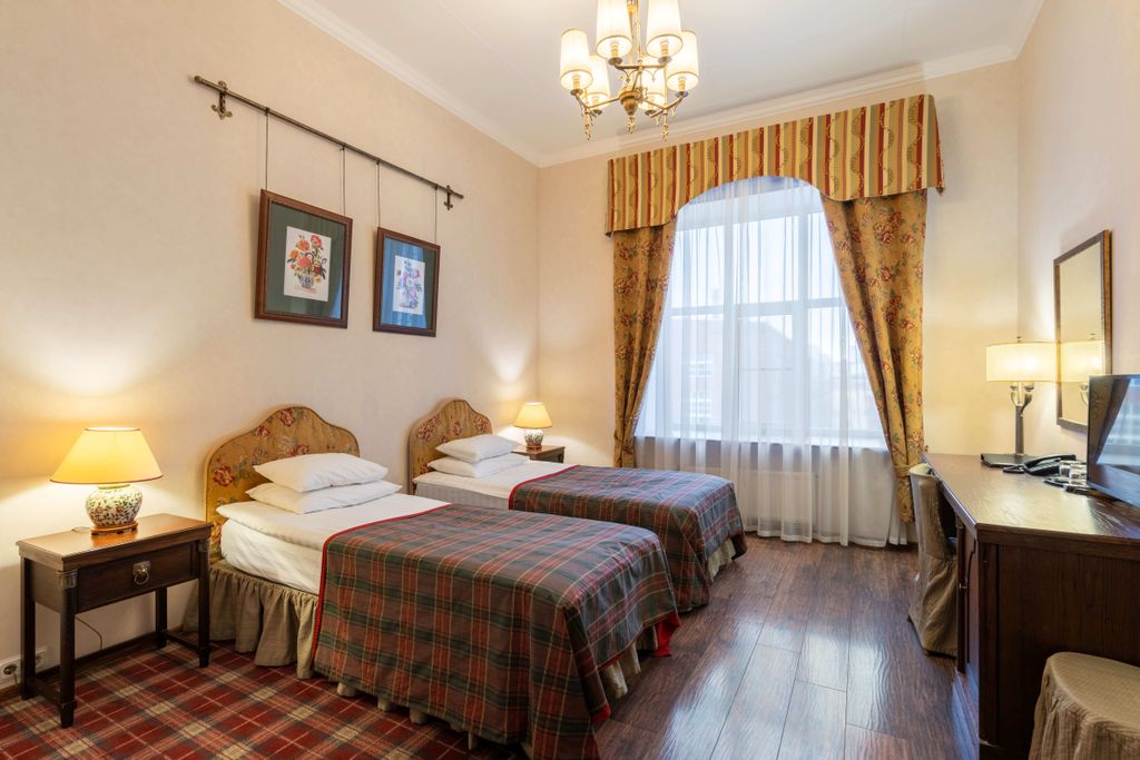 Ланкастер Корт — Двухместный номер с 1 кроватью или 2 односпальными