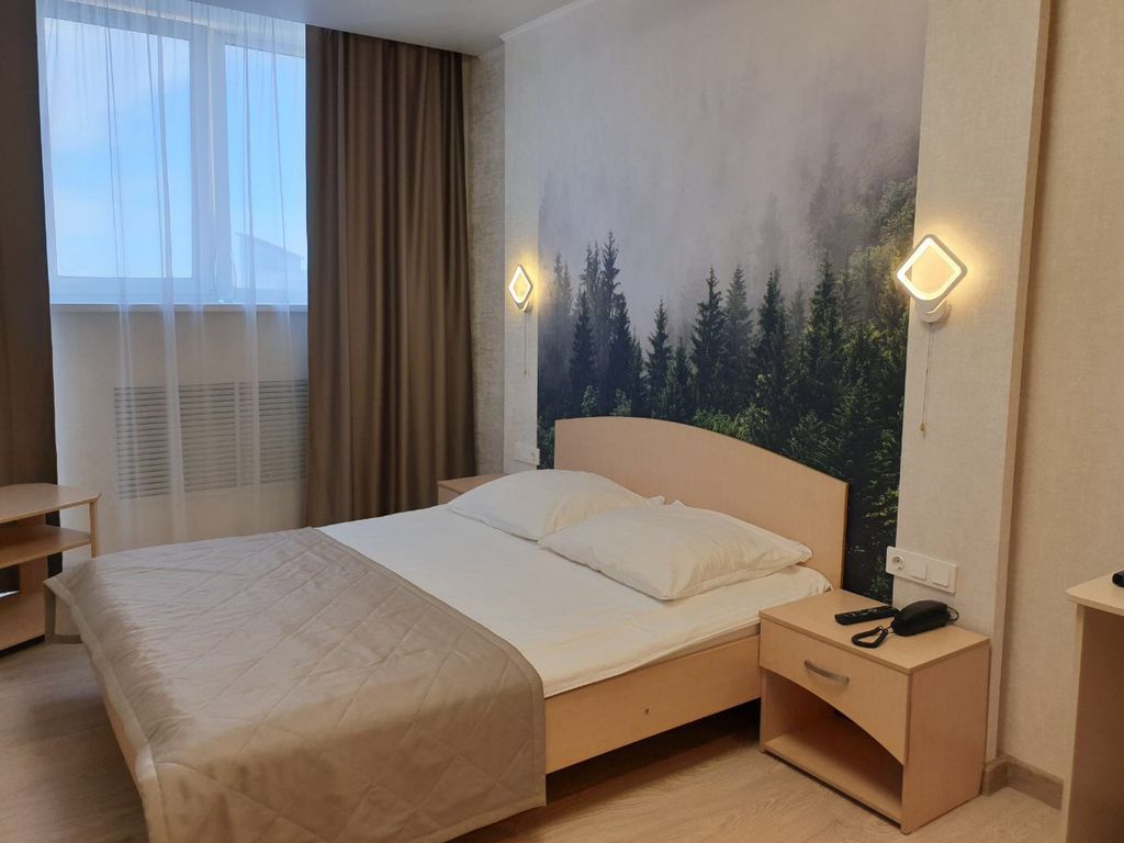 Турист — Двухместный номер с 1 кроватью высшей категории студия Лес