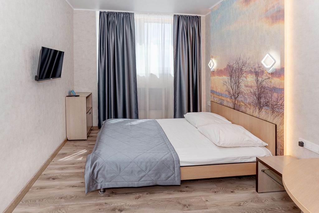 Турист — Двухместный номер с 1 кроватью Степь